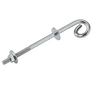 Fer à crochet queue de cochon pour poteau / potelet