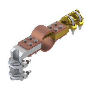 Conector de dilatación 90º bimetálico