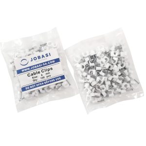 Nail clamp for round cable