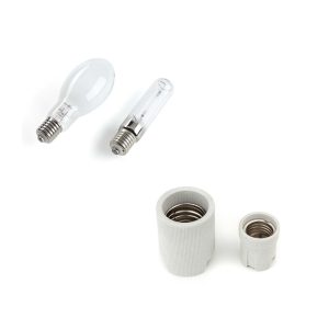 Lampe à décharge et douilles en céramique