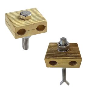 Conector de ranuras paralelas para conductores de cobre desnudo