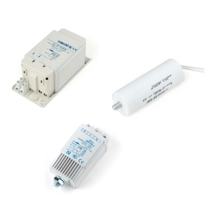 Ballast, condensateur et amorceur pour luminaire